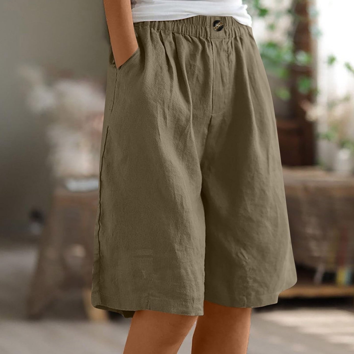 Sara™ | Pantalones Cortos Casual de Corte Ancho