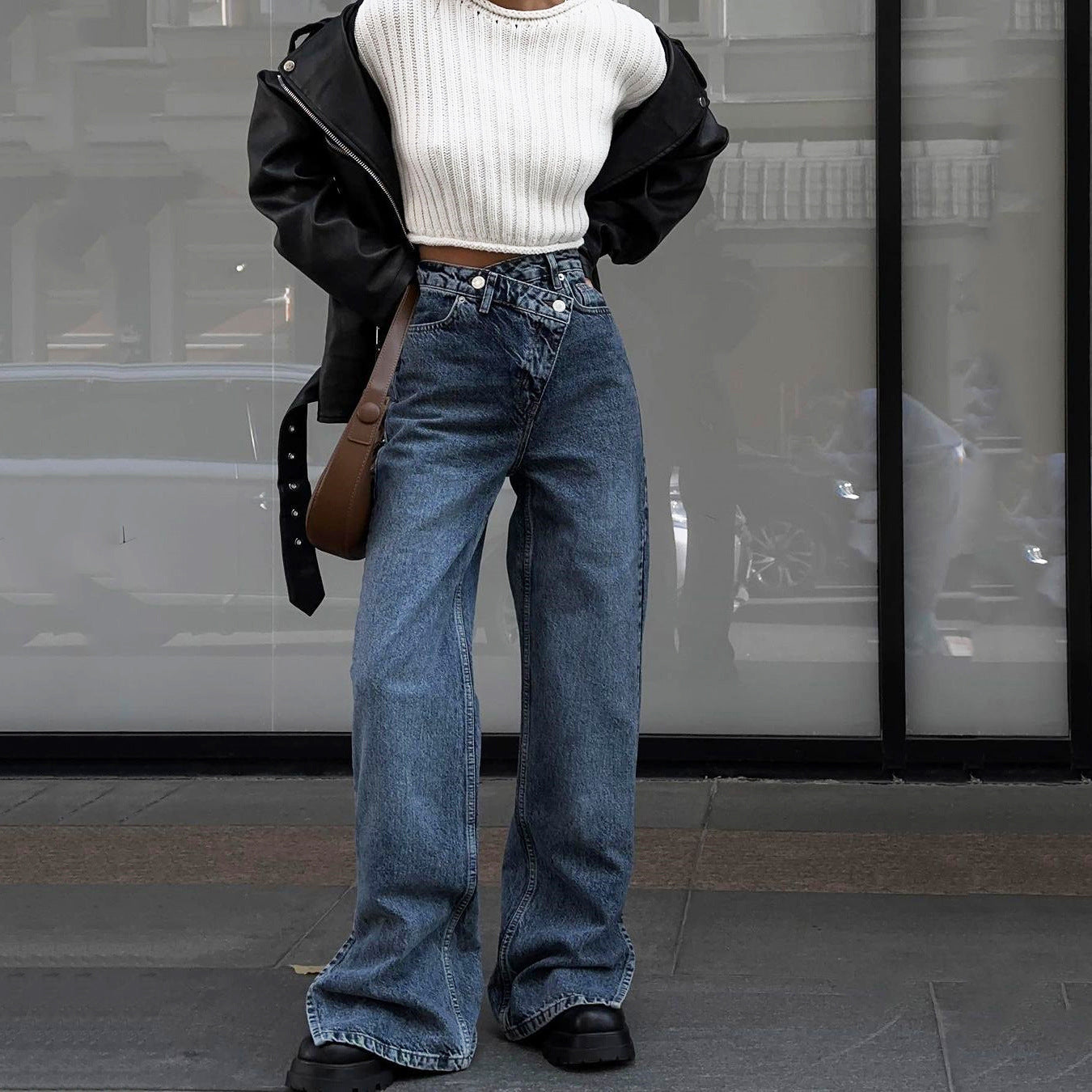 Renata™ | Jeans de Cintura Alta