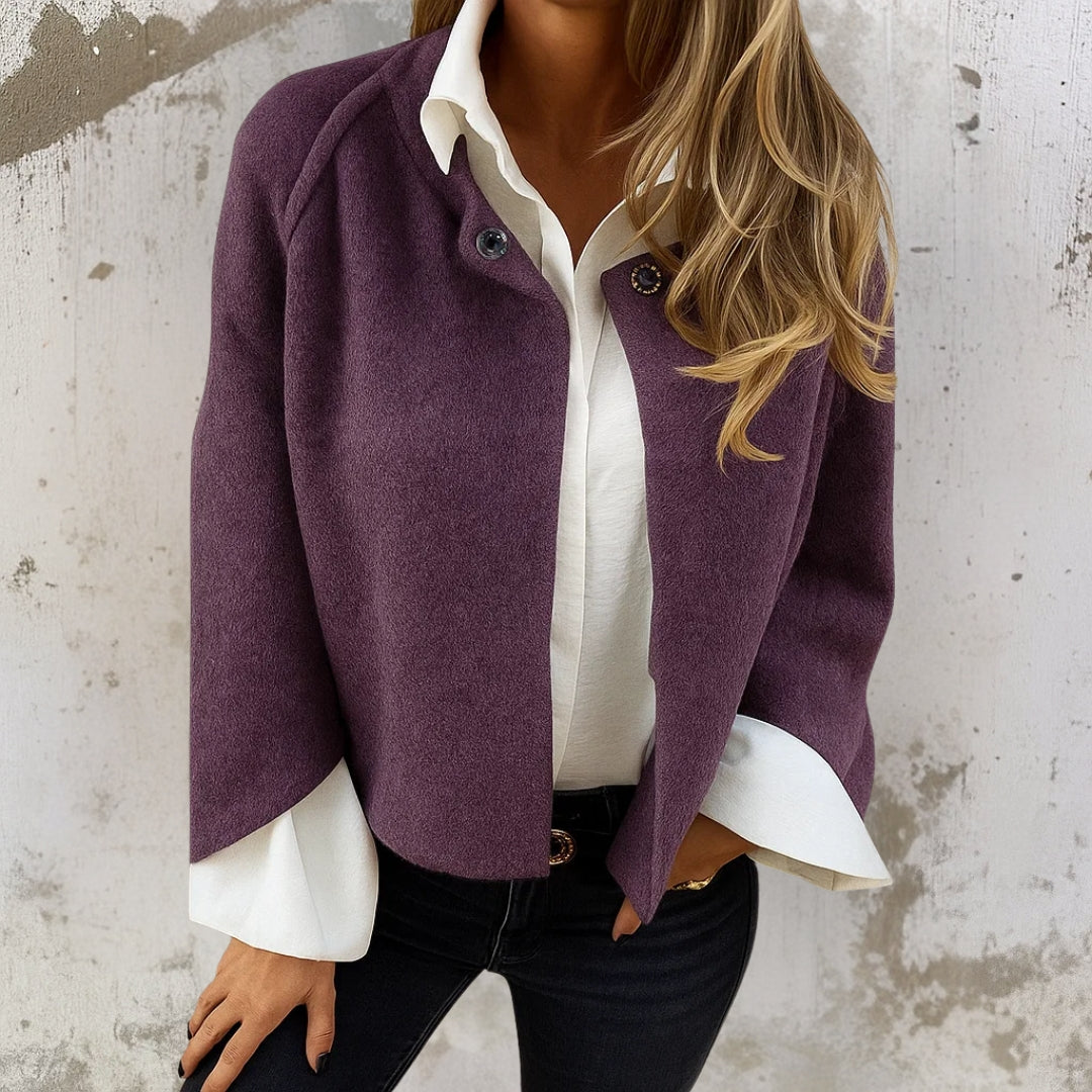 Clara | Chaqueta corta elegante y cálida