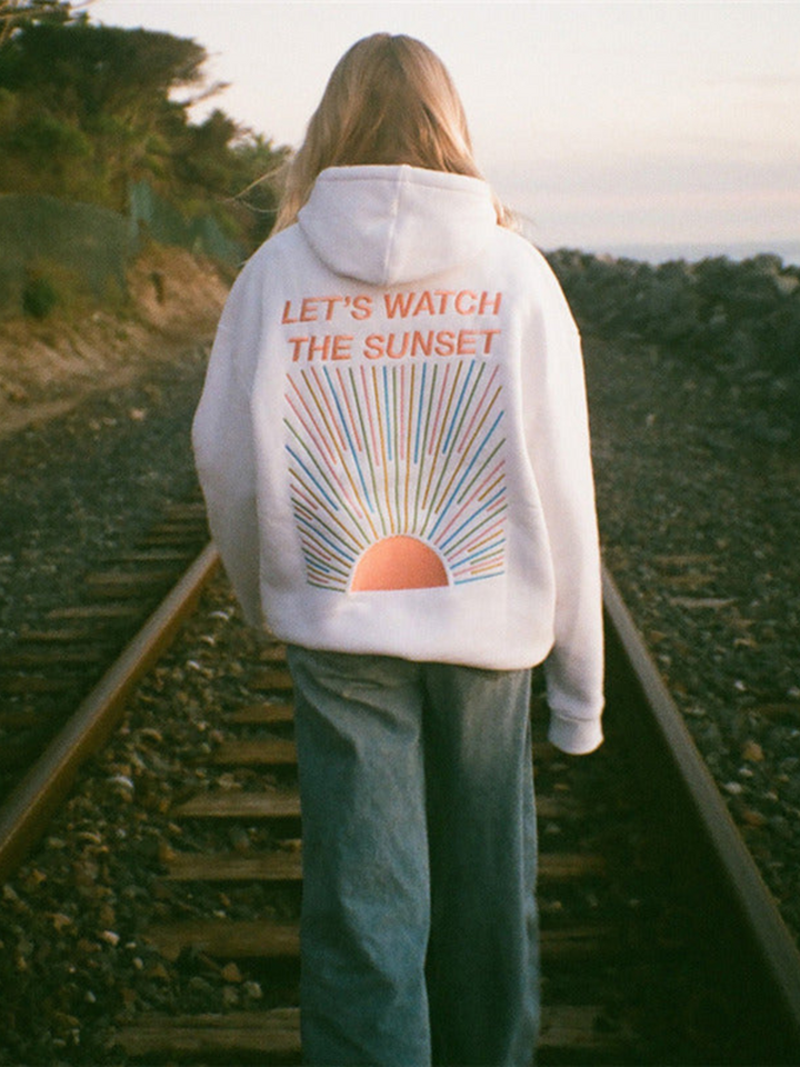 Noriega™ | Hoodie con Capucha de Atardecer