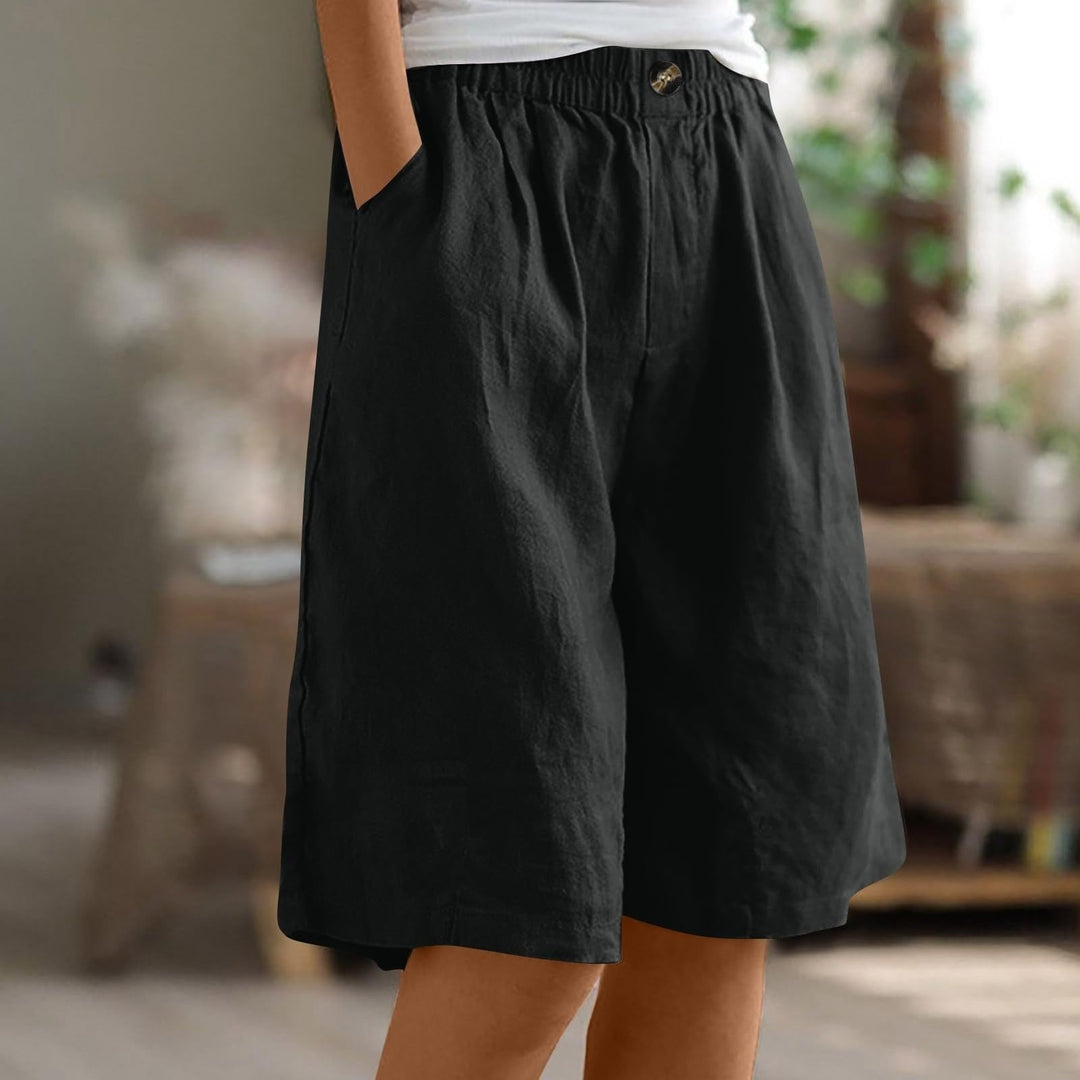 Sara™ | Pantalones Cortos Casual de Corte Ancho