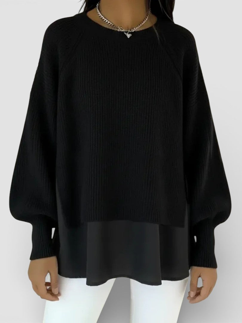 Adela™ | Jersey de punto efecto capas