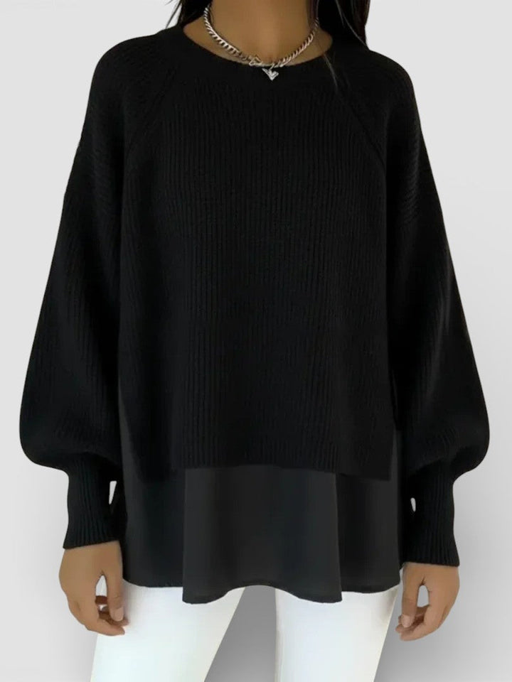 Adela™ | Jersey de punto efecto capas