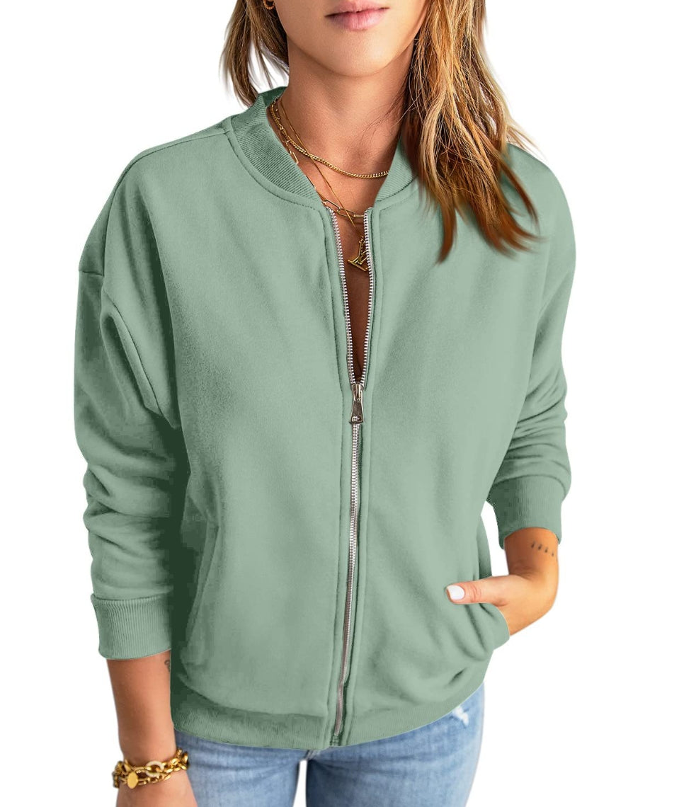 Luciana | Chaqueta Bomber de Ante