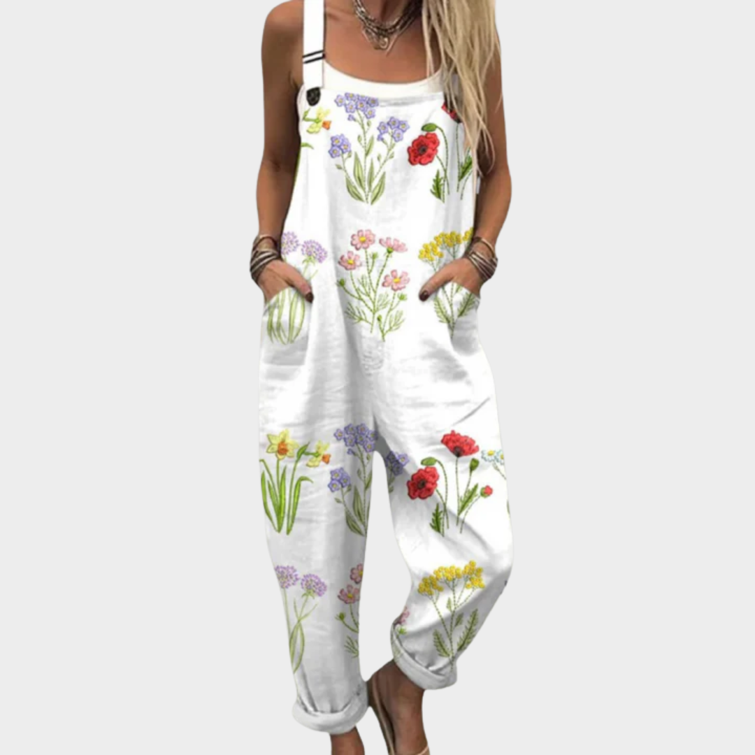 Wygodny kombinezon w print