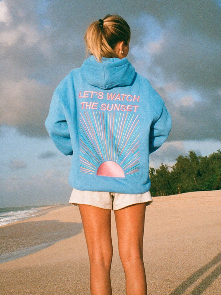 Noriega™ | Hoodie con Capucha de Atardecer