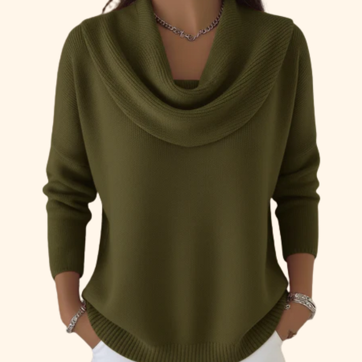 Eliza | Suéter Elegante con Cuello Alto