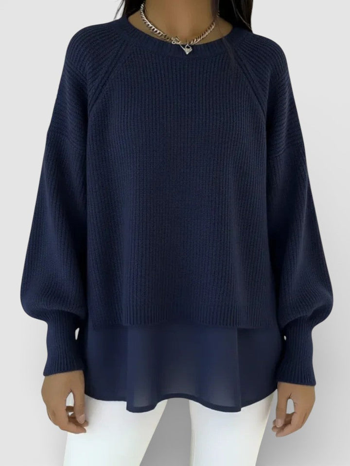 Adela™ | Jersey de punto efecto capas