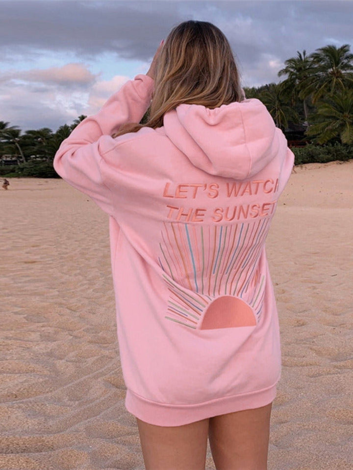 Noriega™ | Hoodie con Capucha de Atardecer