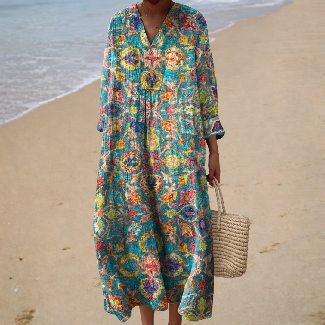 Sukienka Letnia w Modny Wzór