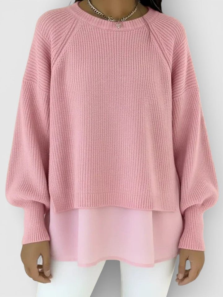 Adela™ | Jersey de punto efecto capas