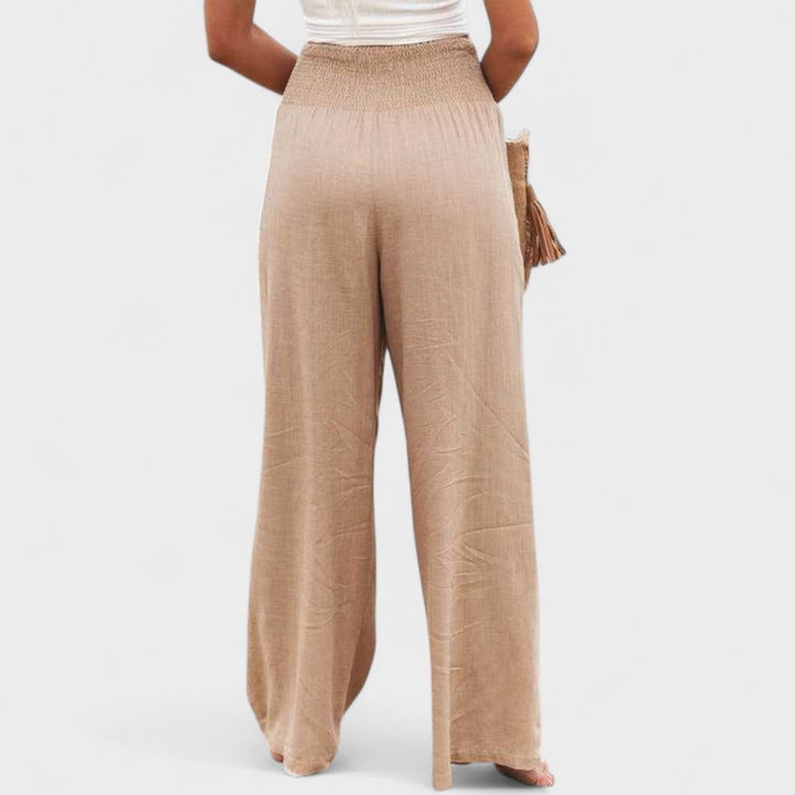 Susana™ | Pantalones Amplios de Algodón y Lino