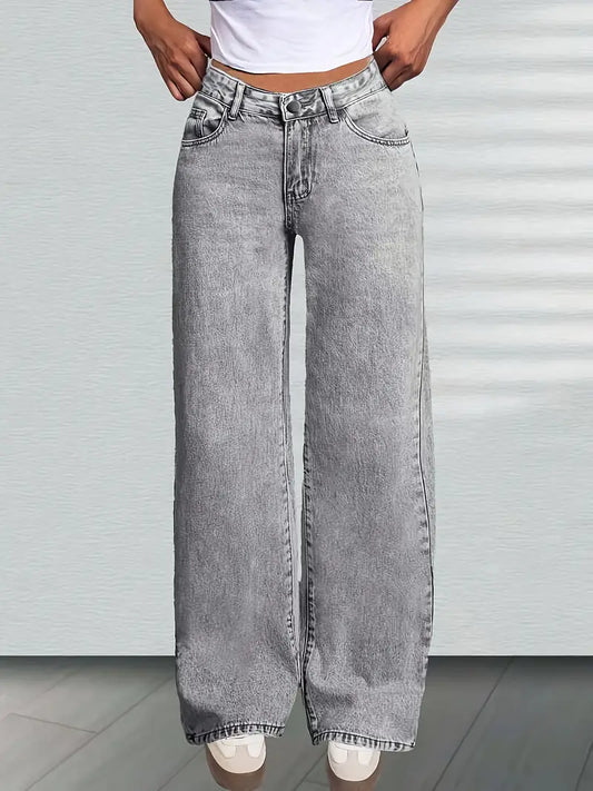 Celia™ | Pantalones Anchos de Cintura Alta