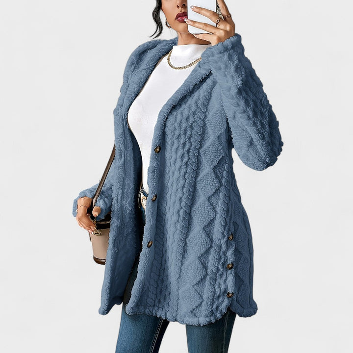Amalia™ | Cárdigan acogedor con capucha
