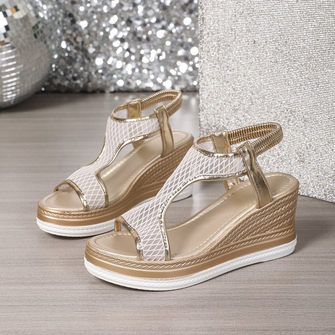 Cristina™ | Sandalias ortopédicas elegantes con cuña