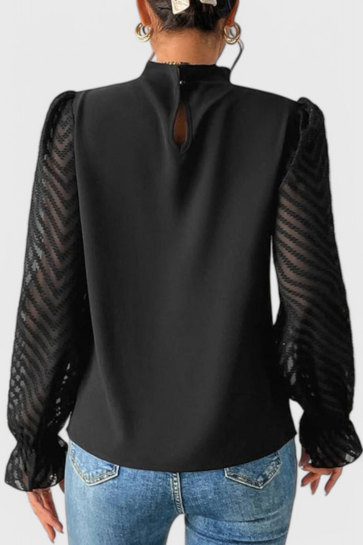 Blusa de Manga Larga Náutica Helga