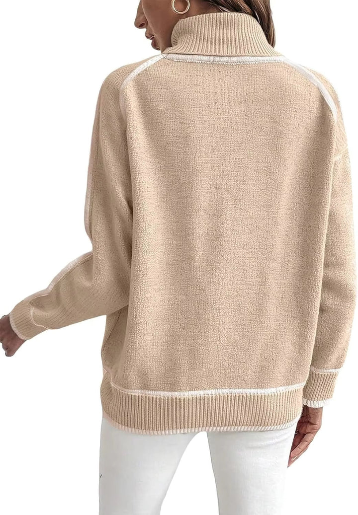 Kaylee | Suéter Elegante de Cuello Alto