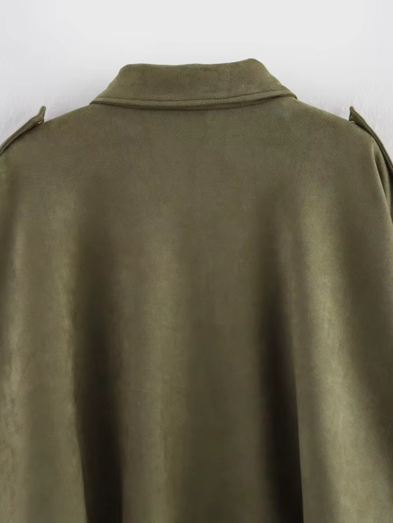 Calvera | Bomber Suede Efecto Premium