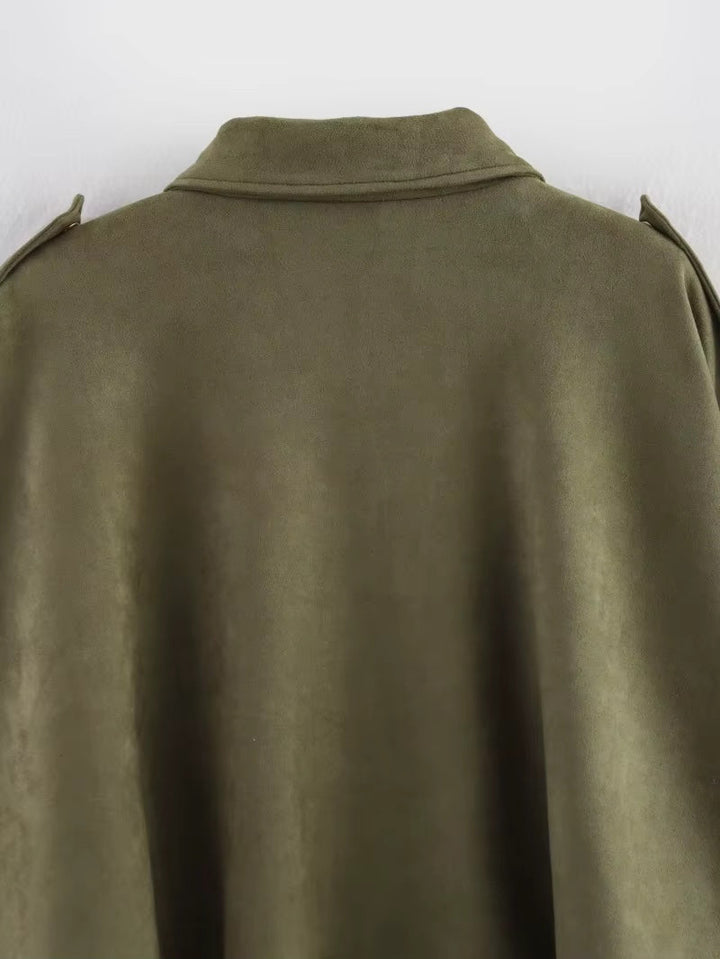 Calvera | Bomber Suede Efecto Premium