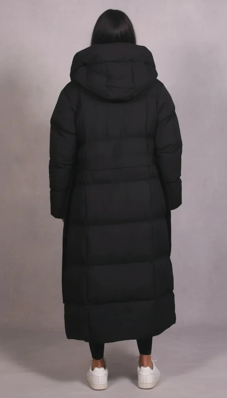 Eliza™ | Abrigo Puffer Largo de Lujo