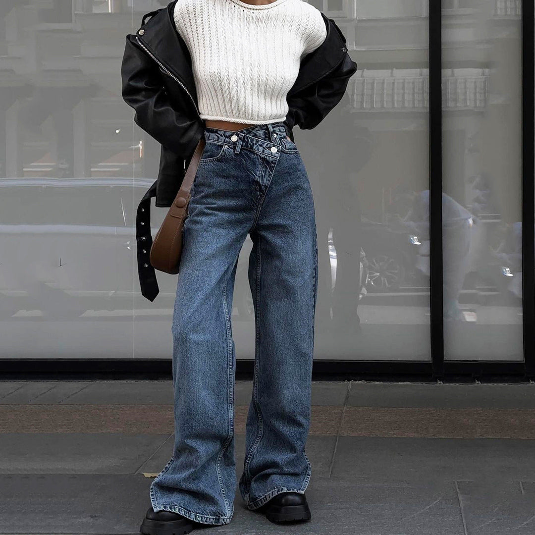 Renata™ | Jeans de Cintura Alta