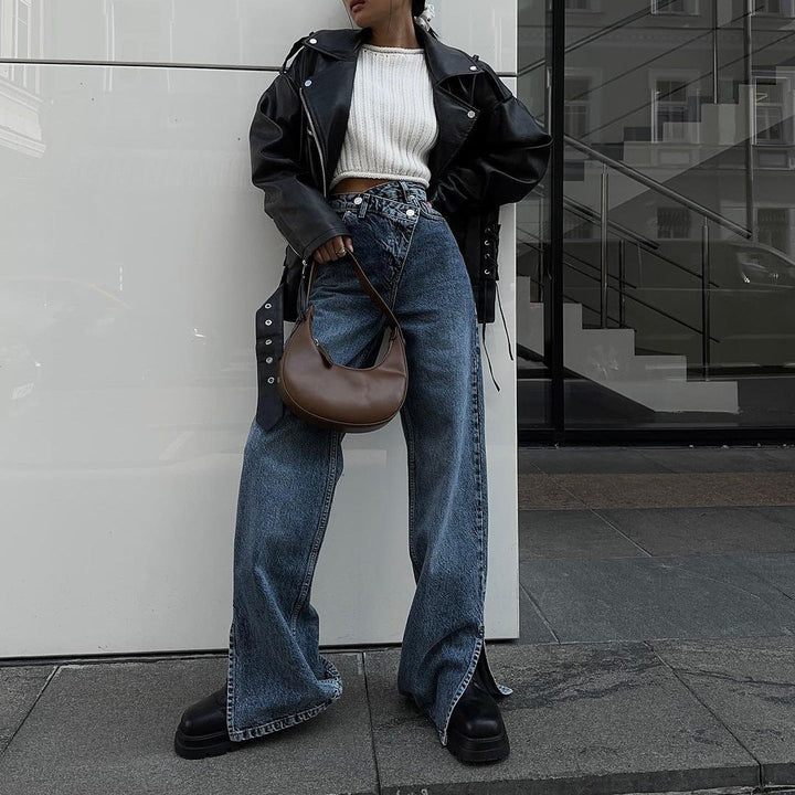 Renata™ | Jeans de Cintura Alta