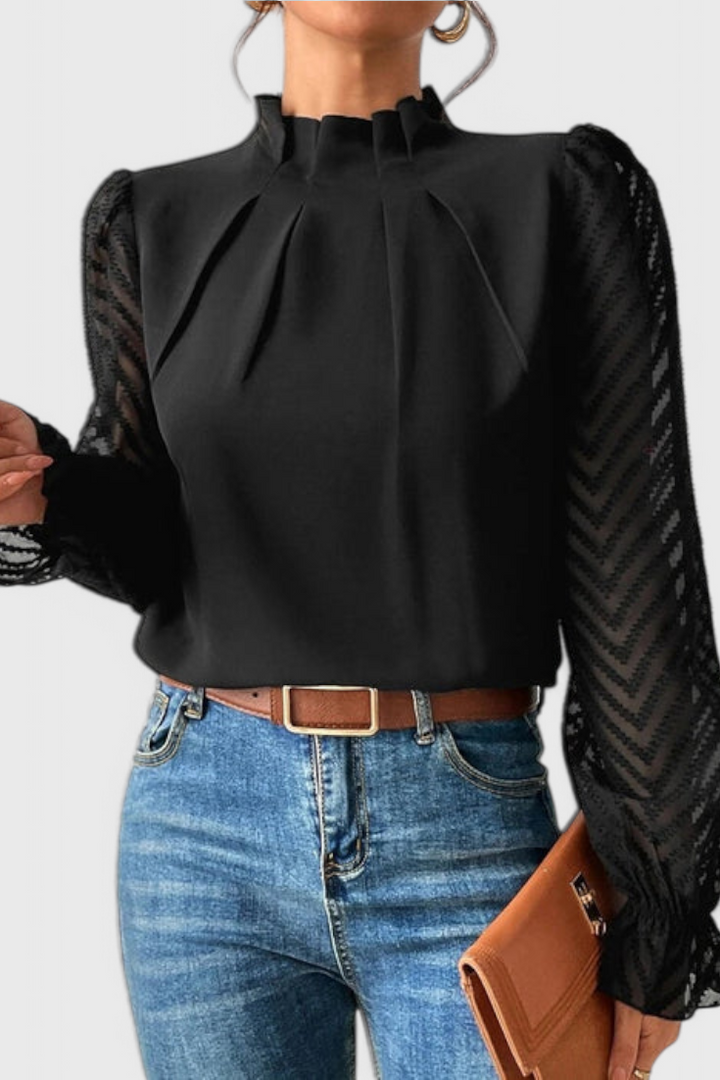 Blusa de Manga Larga Náutica Helga