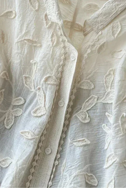 Camisa de Encaje Bordado Prairie