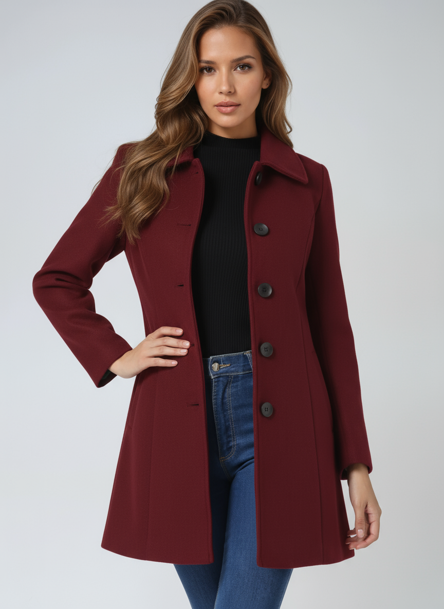 Élise™ | Abrigo Clásico de Invierno con Corte Elegante