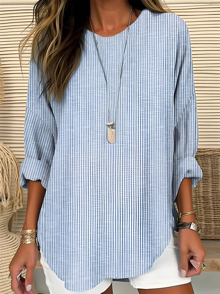 Maya™ | Blusa Moderna a Rayas
