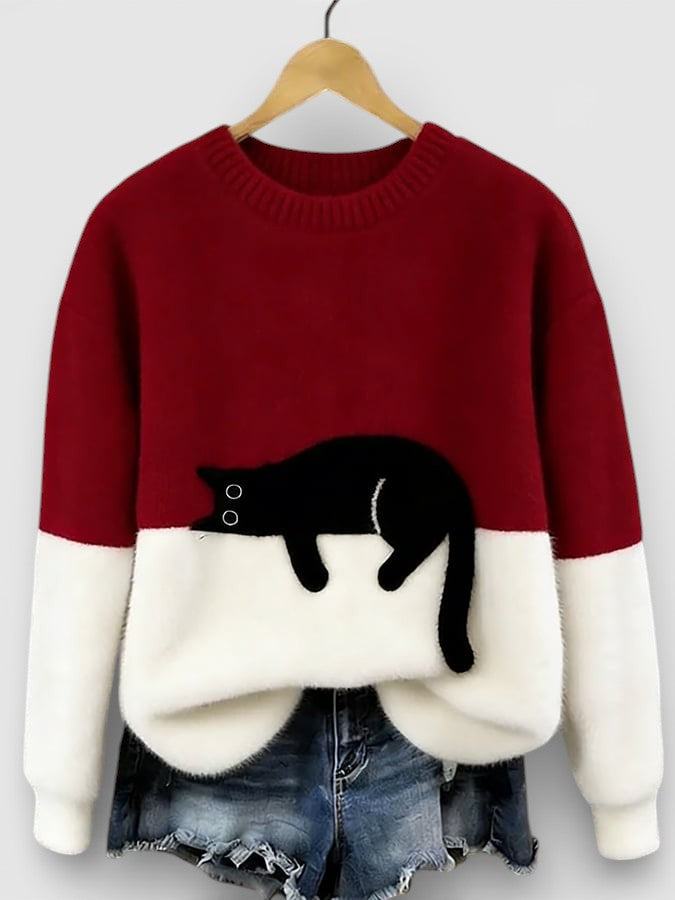 Luna™ | Sudadera con gráfico de gato