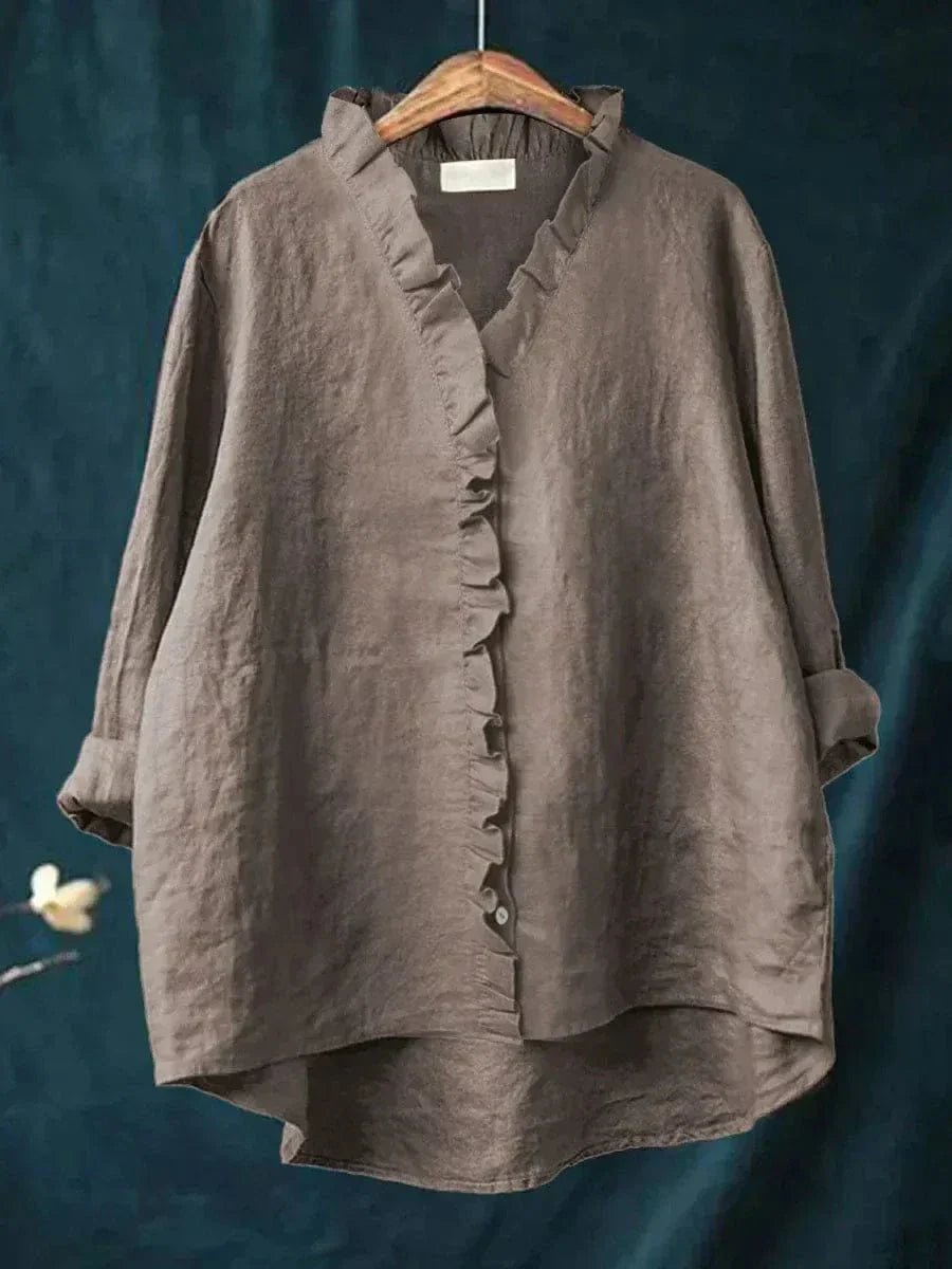 Arelia™ | Blusa de lino