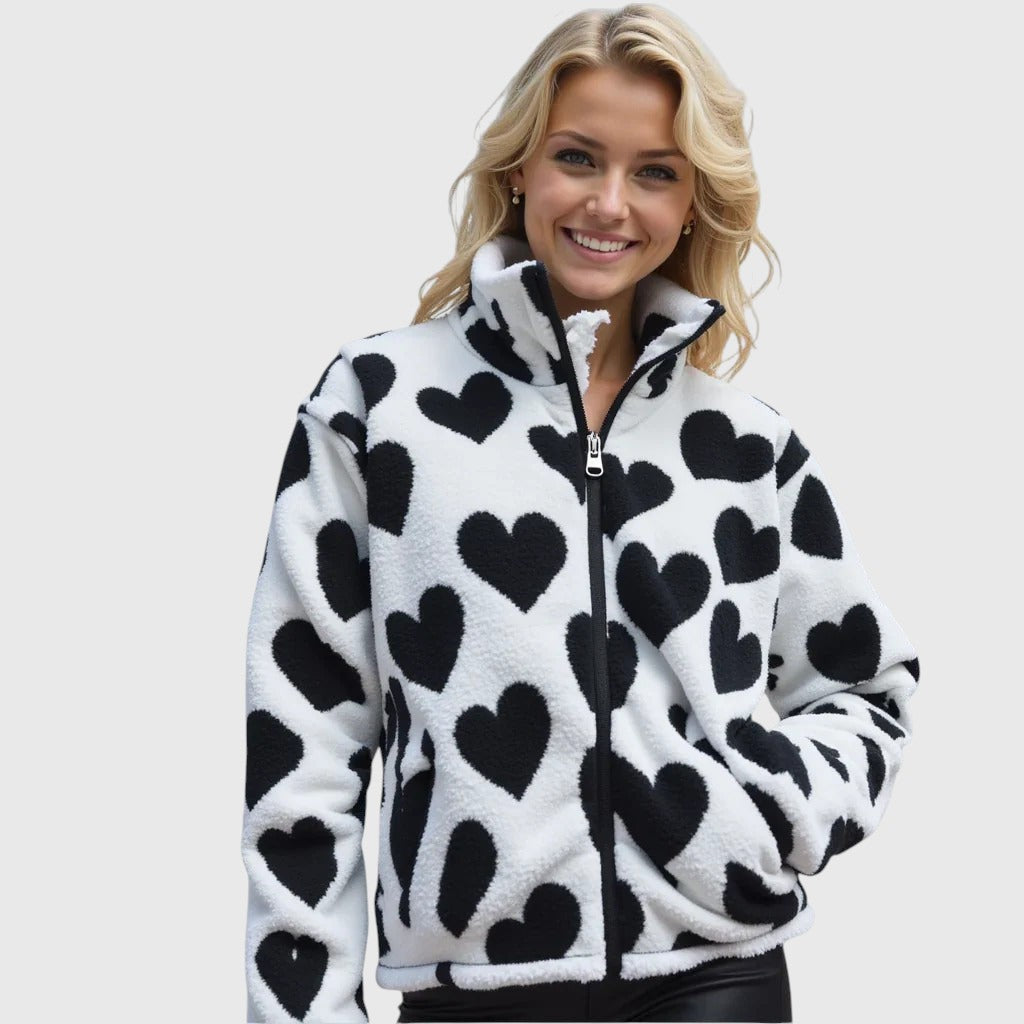 Azalea | Chaqueta Reversible con Corazón