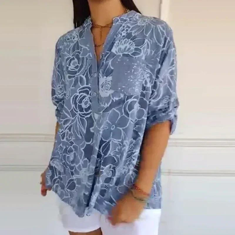 Lucinda™ | Camisa estampada con botones